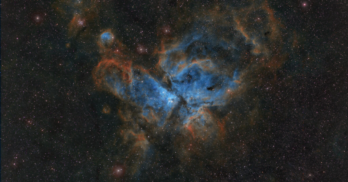 One of my first narrow band images from TelescopeLive Telescope Live